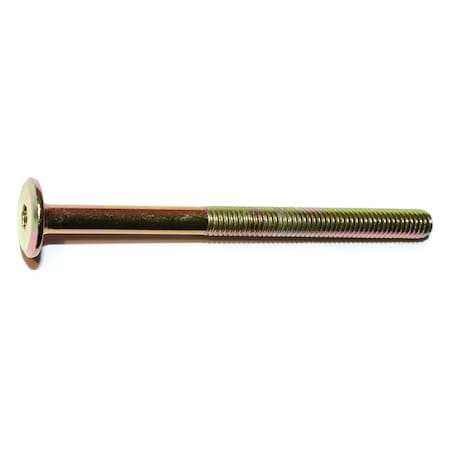 Midwest Fastener Binding Screw, 1.00mm (Coarse), Steel, Yellow Zinc, 5 PK 31627